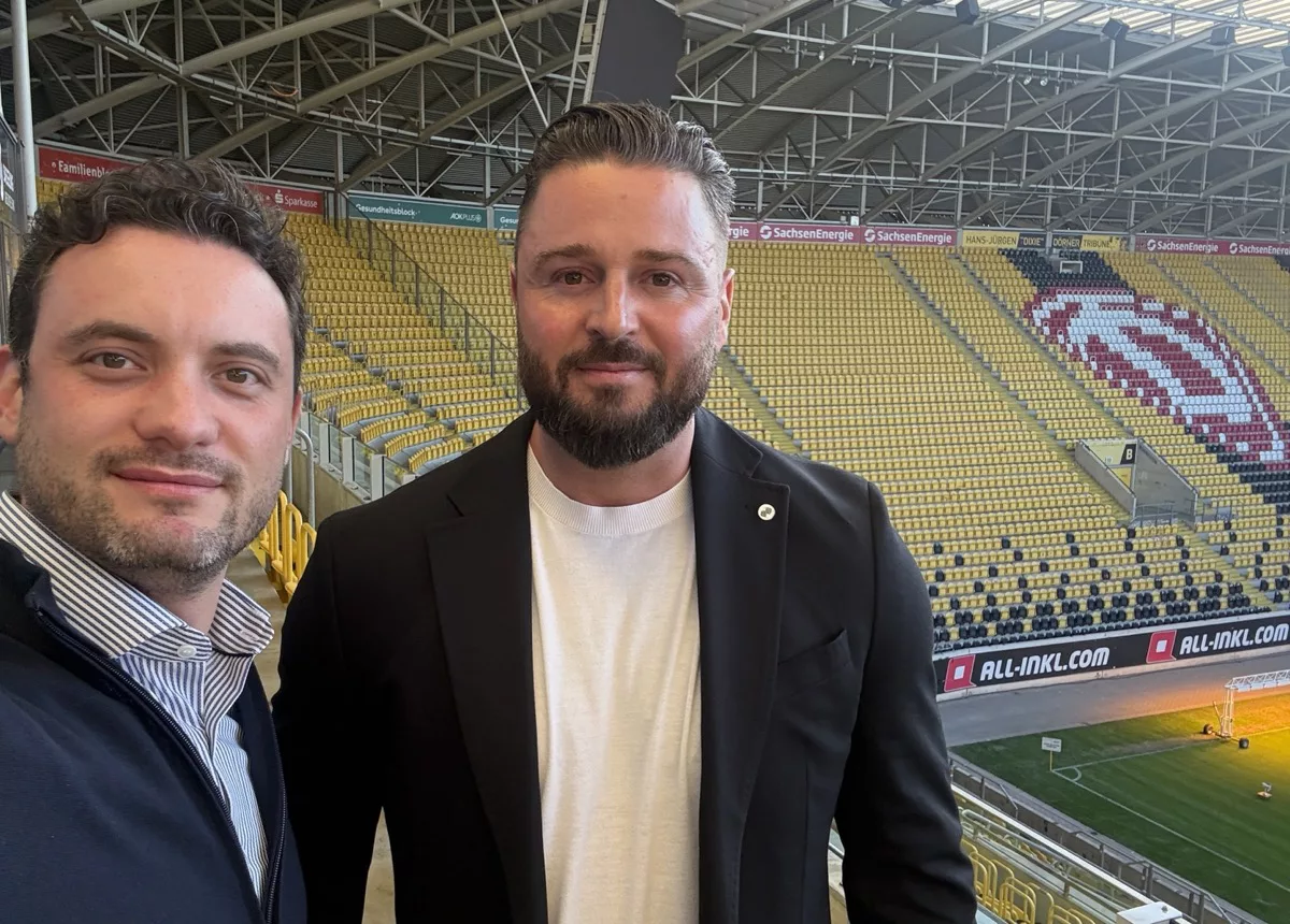 Ilia Dikov und Robert Wuttke von Sach & Wert Immobilien gemeinsam in Dresden